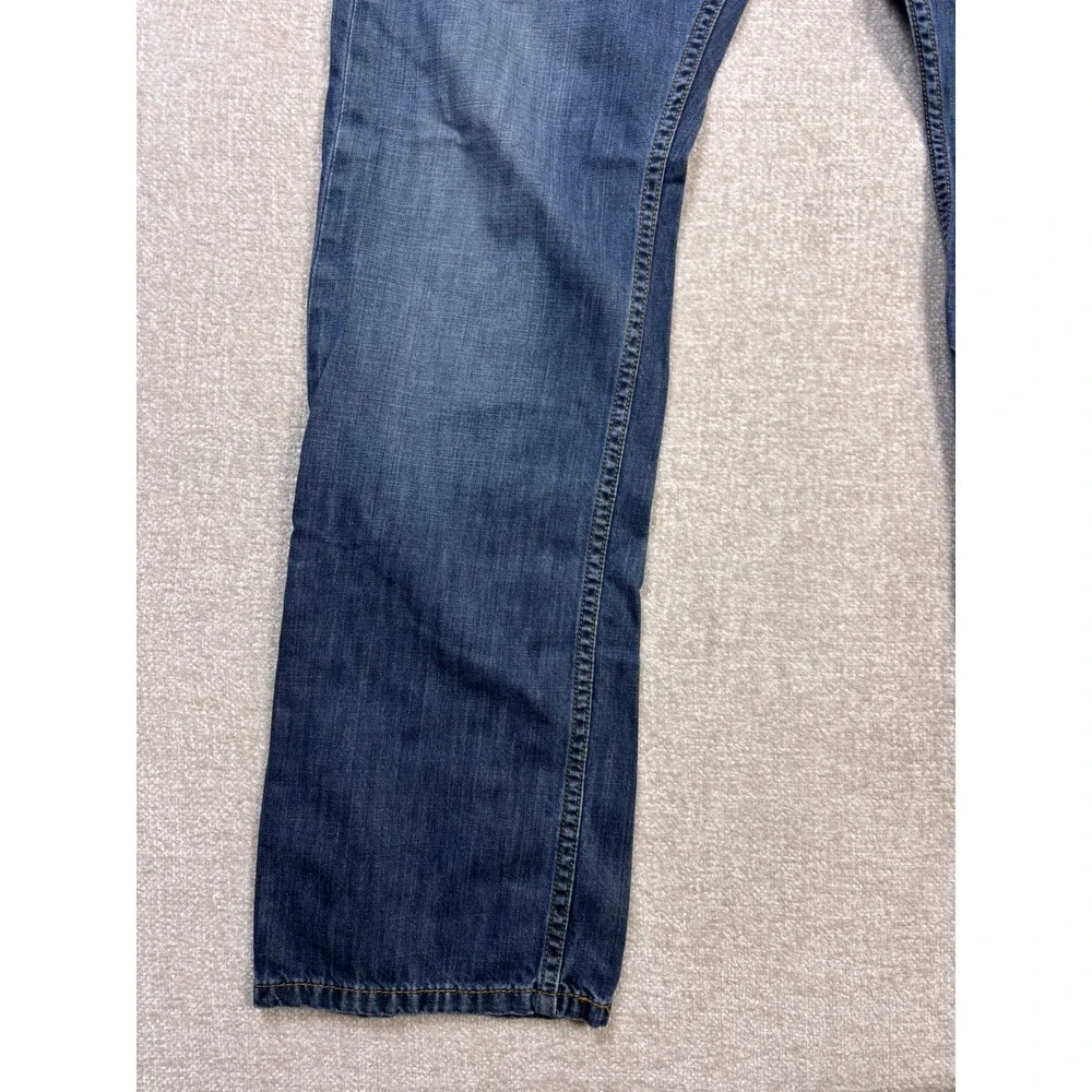 Levis 514 Straight Fit Mens Jeans Blue Medium Wash Denim 34x34